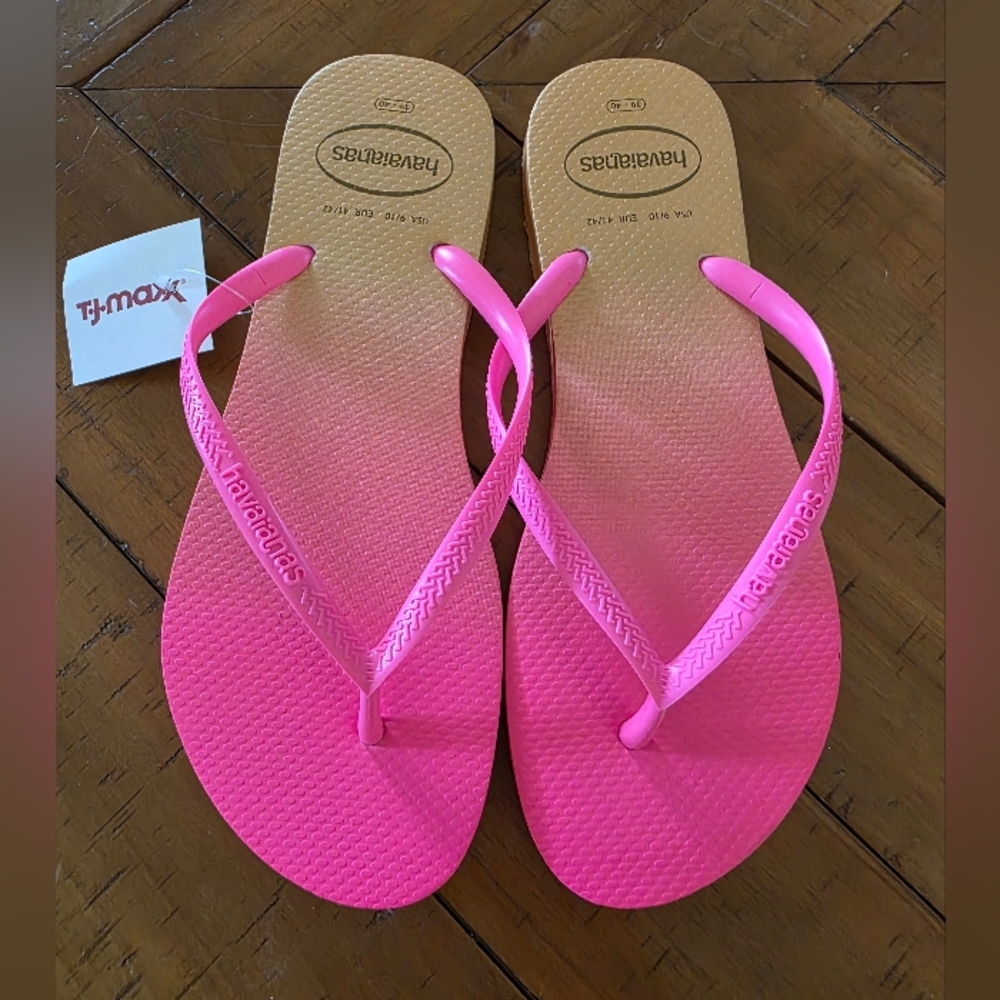 Havaianas Women's Pink Flip Flops